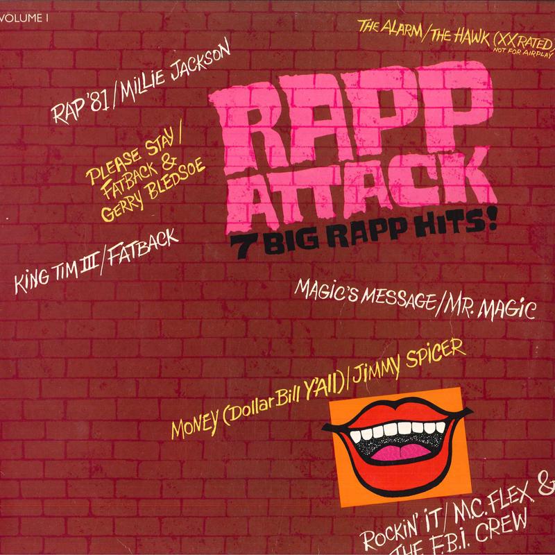 

LP Record VARIOUS Rapp Attack POS10005 POSSE RECORDS 1988 US Rap HipHopRB Used