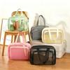 Transparent PVC Large Capacity Storage Bag Swimming Bags Women Large Wet Dry Separation Sports Bag Beach Fitness Travel Handbag