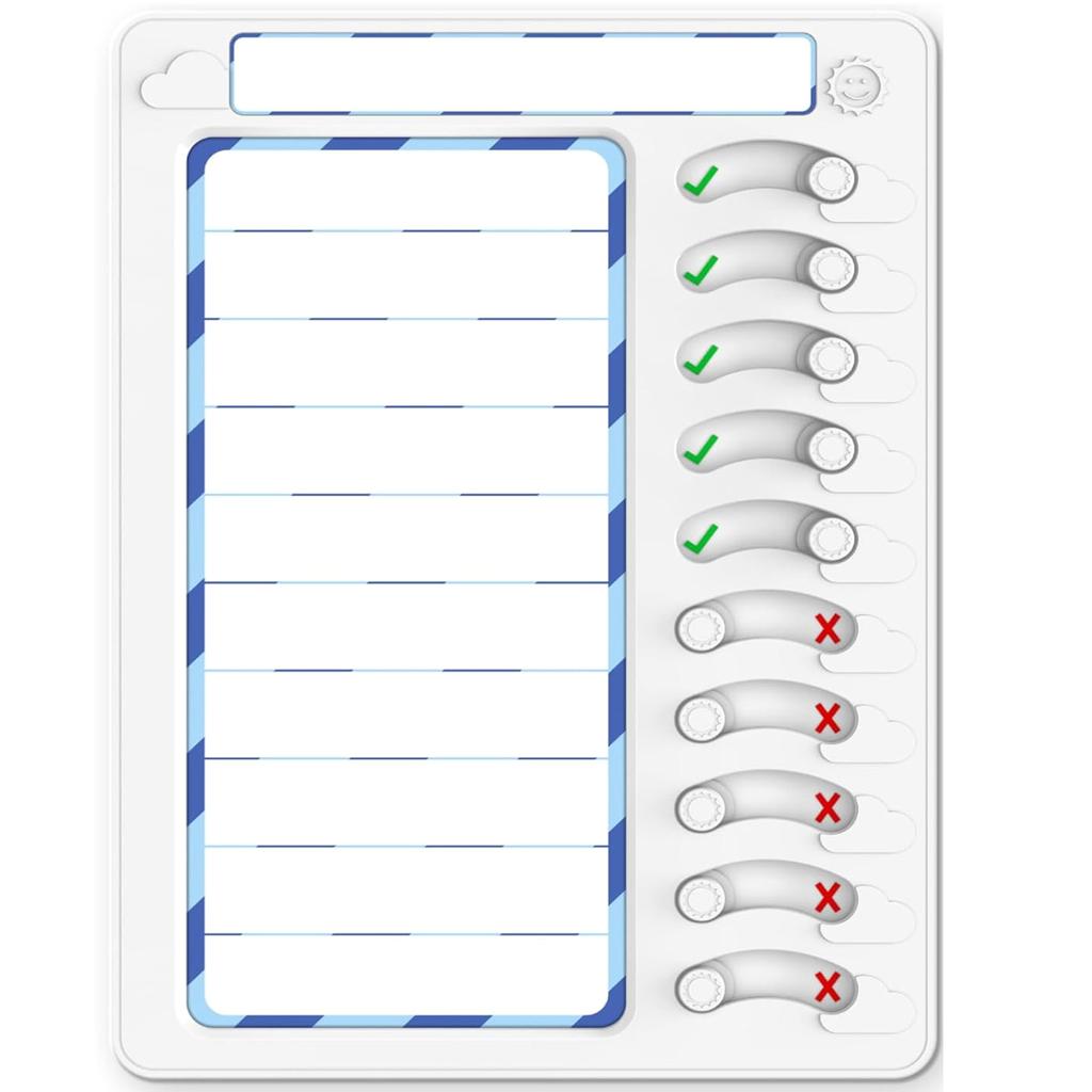 Magnetický seznam úkolů Tabulka úkolů Tabulky úkolů Opakovaně použitelná nástěnka pro organizované denní plány Dekorativní plánovače