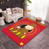 Looney Bulldog Fiery Attitude Personalized Text Carpet Perfect for Entryway Foyer Bedrooms Outdoor Anti-slip Rug Anime Office Decor Spiritual Gift