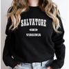 Vampire Diaries Mystic Falls Salvatore Sweatshirt Unisex Casual Graphic Hoodie Long Sleeve Pullover Women Hoodies