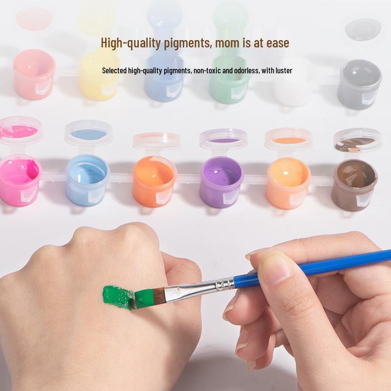 Children's DIY Painted Dinosaur Graffiti Doll - Popular Handmade Coloring Toy for Kids