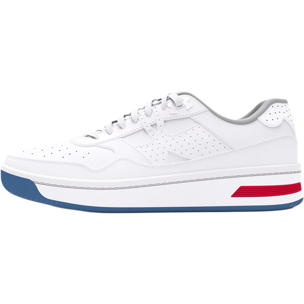 Under Armour Court 96 GS White Blue Red Kids Sneakers 3028645-100