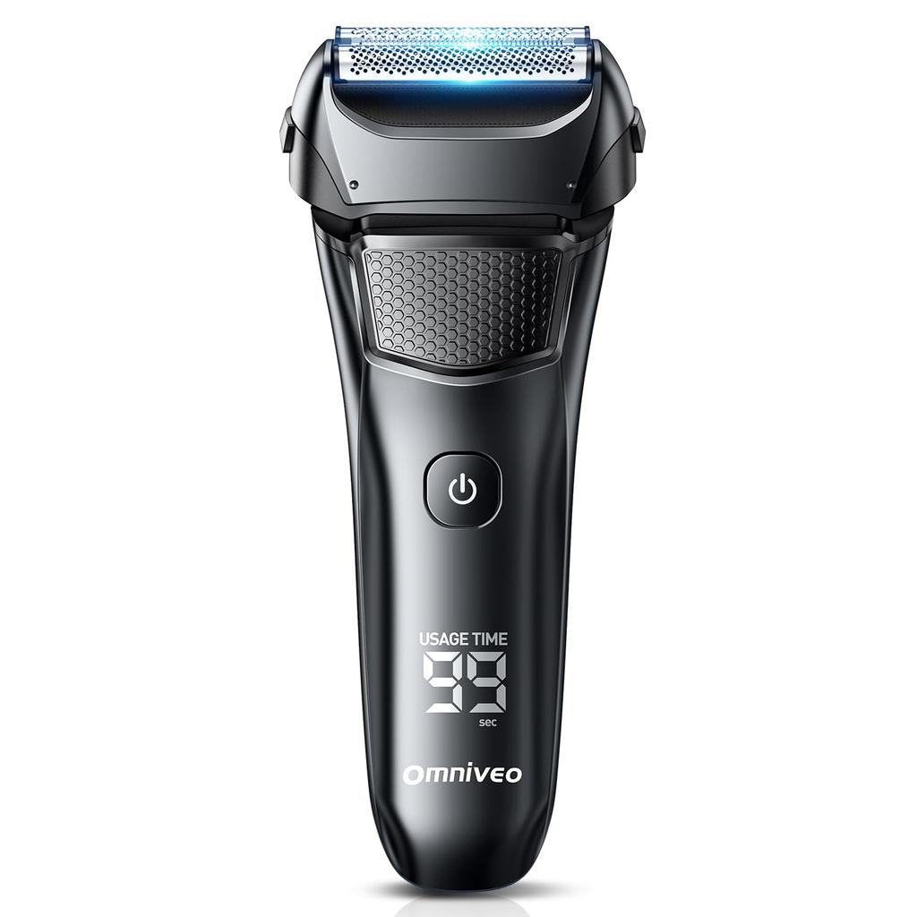 Innovative Electric IPX7 Reciprocating Electric Low Large Remaining Power Large LCD Locking Gift for Men [2025 Model] Men's Shaver, Waterproof,