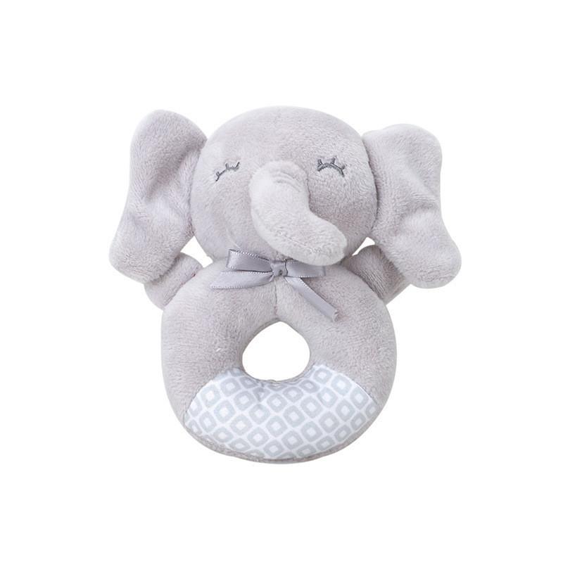 Baby Plush Animal Rattle Toy With Sound And Grasping For Early Education And Development