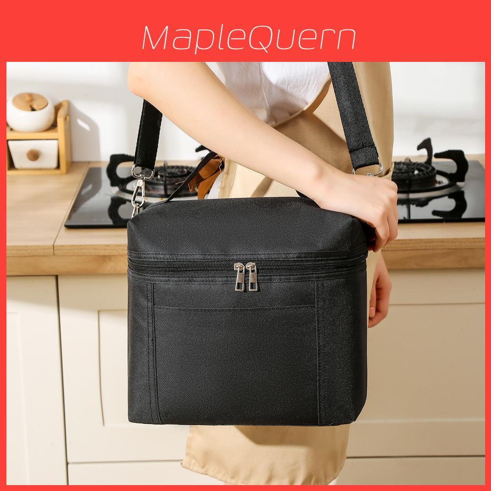Insulated Lunch Bag For Commuters Large Capacity Oxford Fabric Portable Camping Cooler