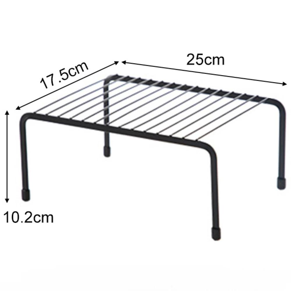 Kitchen Cabinet Organizer Shelf Iron Storage Rack Holder Bathroom Cabinet Organizer Food Pantry Organization and Storage Shelves