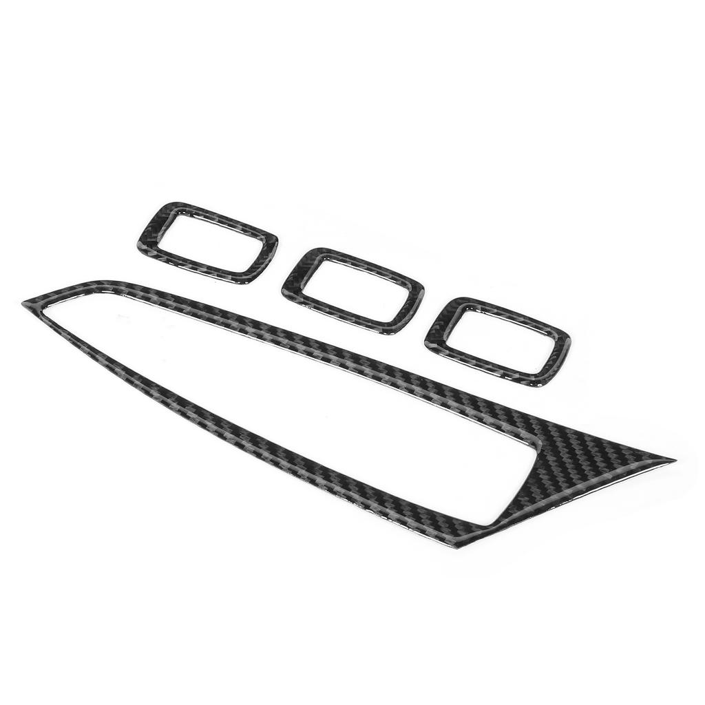 Carbon Fiber Window Lift Switch Button Trim Cover Fit for X3 X4 Left Hand Driving