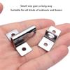 10pcs Thicken Locker Padlock Hasp Wardrobe Security Door Gate Bolt Latches Lock Bracket Hasp Furniture Door Bolts