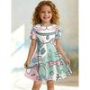 Children's Girls Summer Casual Dress 3D Cartoon Print Sleeveless A-line Skirt Children's Clothing A-line Princess Skirt