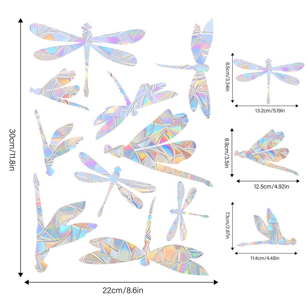 Aike Sun Prism Rainbow Butterfly Window Glass Sticker