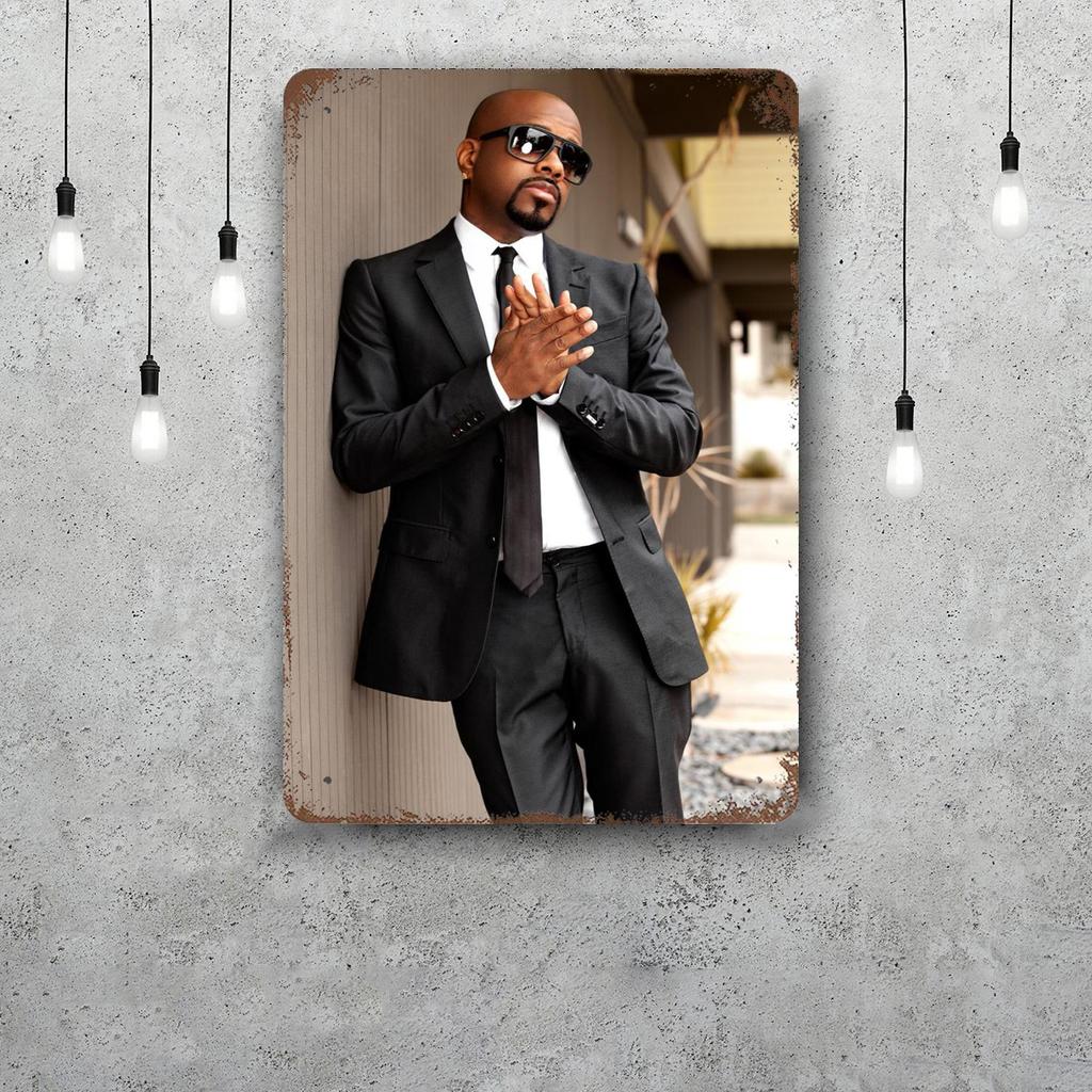 Jermaine Dupri Retro Vintage Tin Sign Poster Decorative Plaque Metal Plate Wall Decor