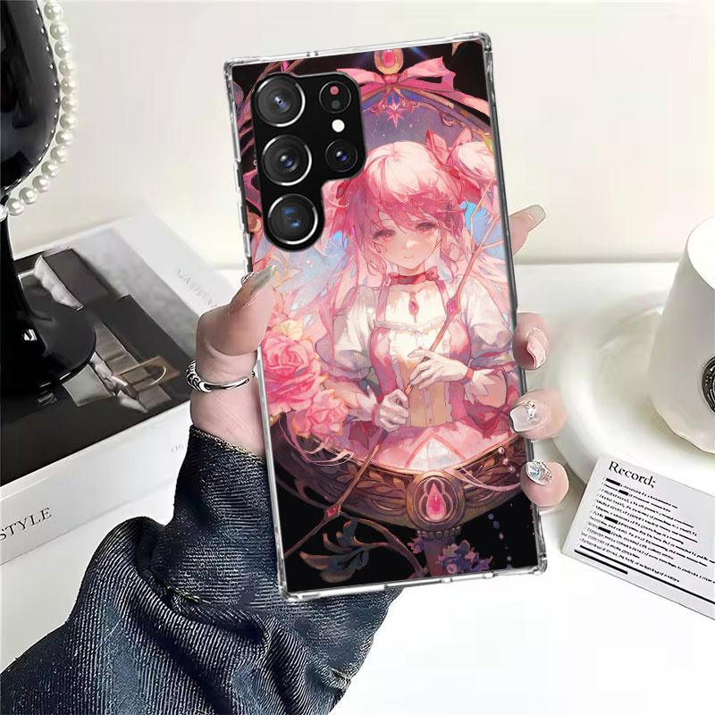 Madoka Magica Anime Soft Phone Case For Samsung Galaxy S22 S23 S24 S25 Edge S26 Ultra S20 FE S21 Plus + Fundas Coque Galaxy S20
