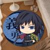 Brave Demon Warrior's Journey Round mat, Anti-slip Circle Carpet Chair rug For livingroom,Bedroom, doormat home decor Gift Christmas Gifts