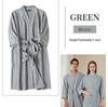Accappatoi Waffle per Coppia Primavera/Estate: Pigiama Yukata Taglie Forti da Uomo e da Donna, Ampio, Assorbente, Traspirante per Tutte le Stagioni.