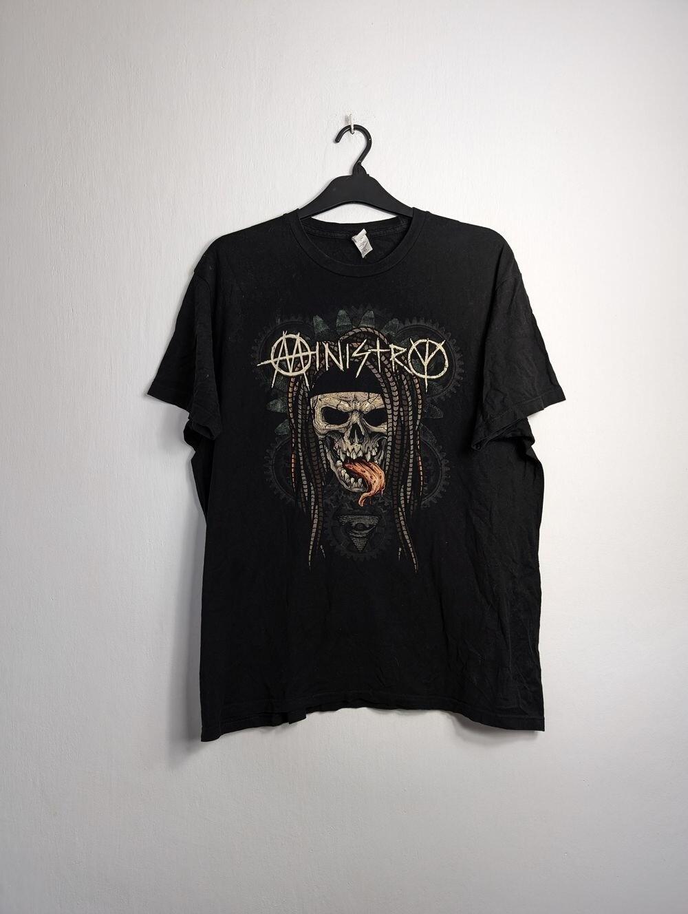RARE Ministry Industrial Band Tee Rock Metal Size S To 5XL BL1173 XXXXL
