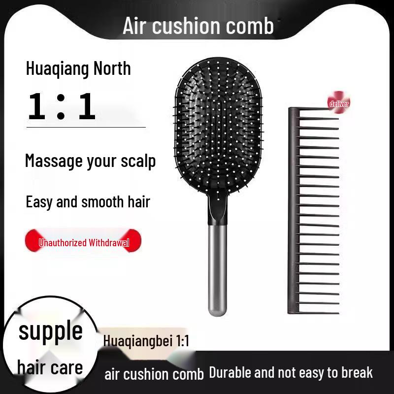 Air Cushion Scalp Massage Comb: For Men & Women, Fluffy Styling, Home Use