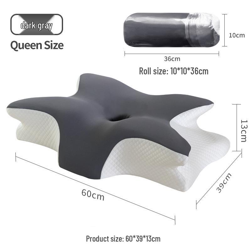 Butterfly Memory Foam Pillow for Neck Support and Deep Sleep