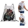 Funny Trueno Hip Hop Rapper Backpacks Portable Drawstring Bags Sports Bag Book Bags for Travel School