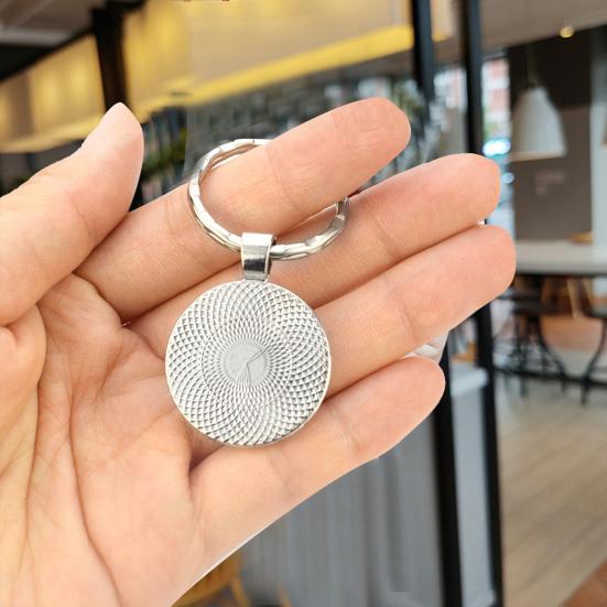 Brelok Ładna Szklana Kula Europejski Dwustronny Kraj Rosja Anglia Francja Niemcy