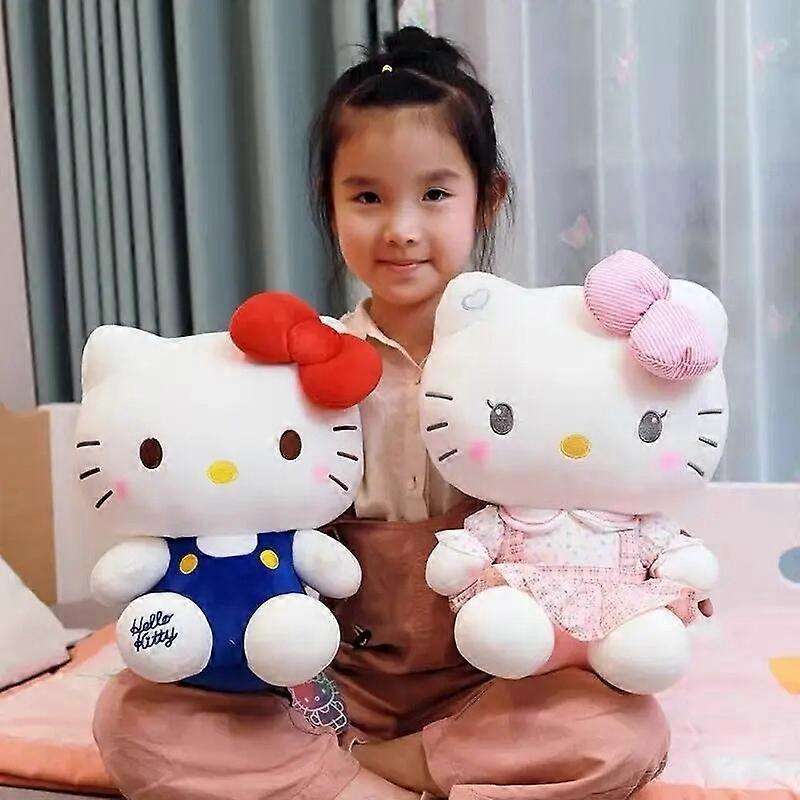 Sanrio Hello Kitty Anime Hello Kitty Upholstered Toys Plush Soft Pillow Birthday Gifts for Fl