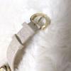 Used Vivienne Westwood White Leather Analog Watch Orb 2 Gold