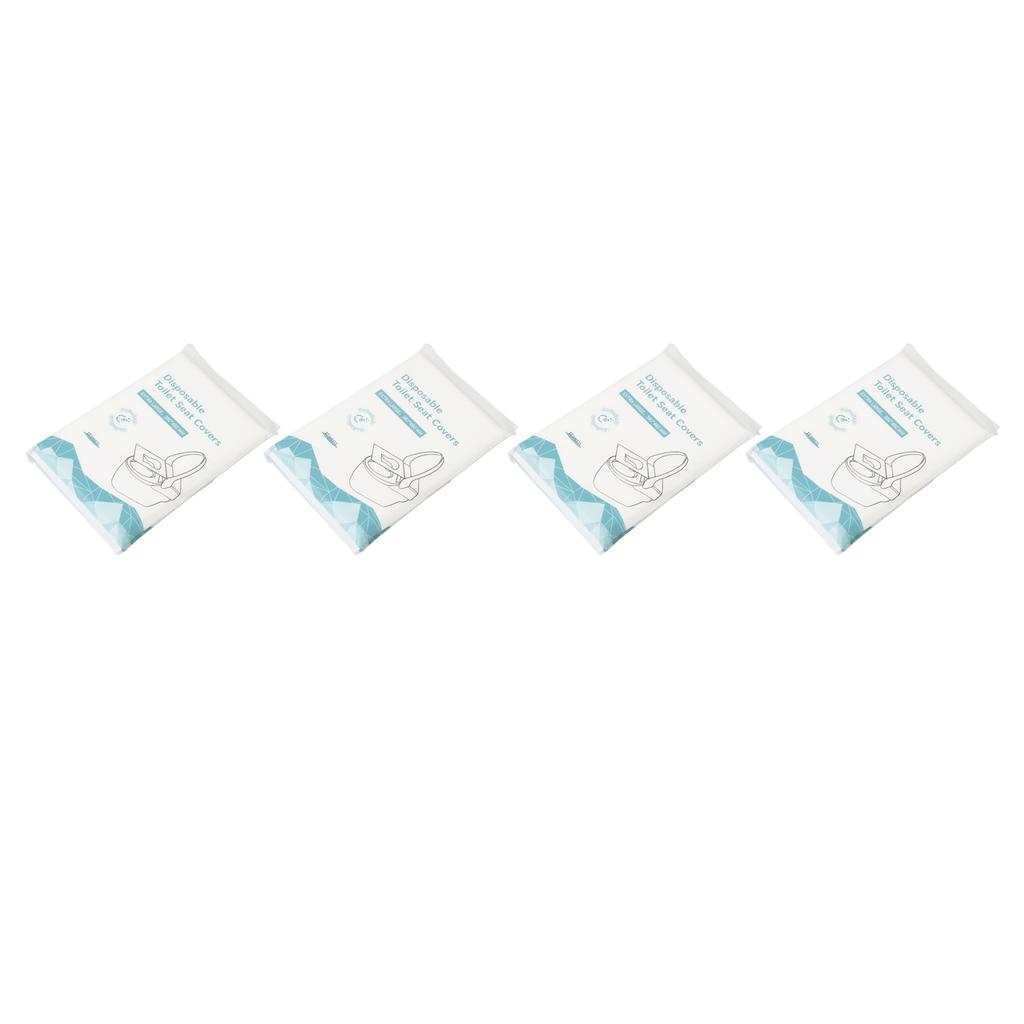 40Pcs Disposable Toilet Seat Cover Flushable Liners Protectors Essential Travel Accessories