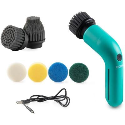 Cordless Rotating Cleaning Brush - DOMO - DO248SB - 3.7 V - 60 Min - 2 Speeds - Blue
