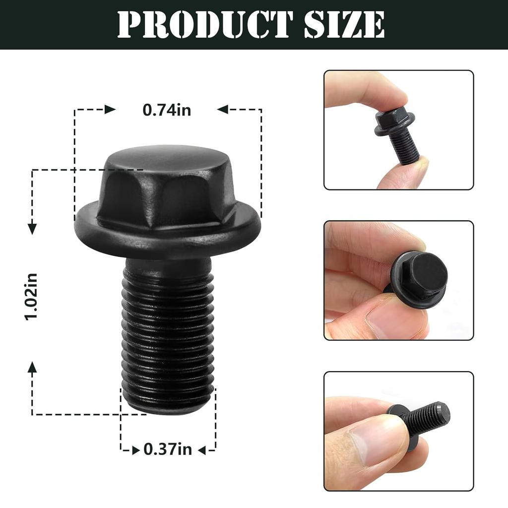 2610000050 Blade Nut Bolt, Circular Saw Replacement for Skil Blade Bolt HD77, HD77-72, HD77M, SHD77, Bosch 1677M, 1677MDT, 1677C-100 Reverse Threaded