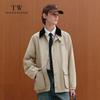 Teenie Weenie Men's Trendy Lapel Workwear Jacket