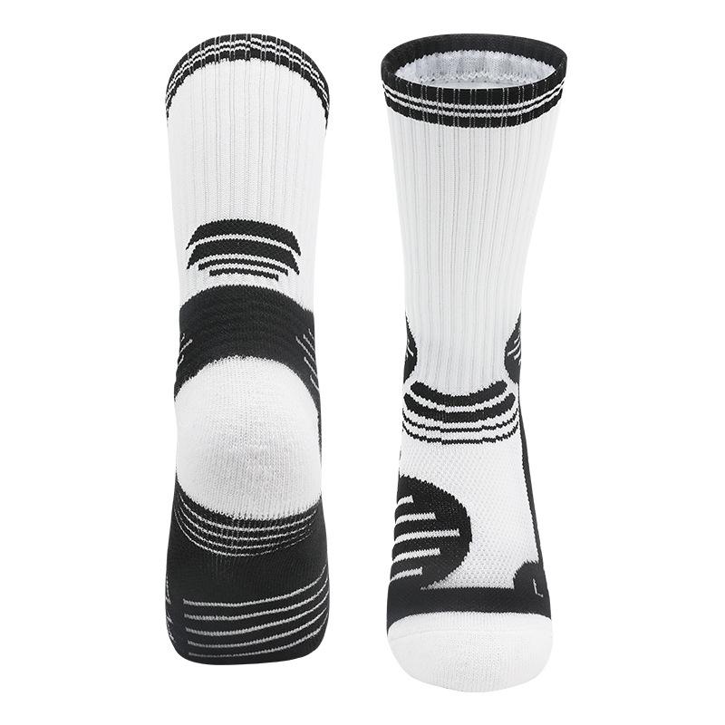 Children'S Basketball Socks Non-Slip Medium Tube Socks High-Top Professional Sports Socks Boys High Towel Socks Women