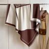 122*128cm Oversized  Imitation Cashmere Wrap with Tassels, Floral Travel Blanket Cape Pashmina Shawl for Women, Versatile scarf