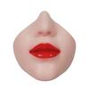 ROANYER Silicone Half Face Bondage Crossdressing Strap Anime Character Cosplay Mask, Temptation, Mask, Disguise, Mask, Mask,