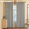 1PC NAPEARL Light Luxury Retro Solid-color Gray Fully Blackout Curtains for Bedroom Living Room Balcony Window for Home Decor