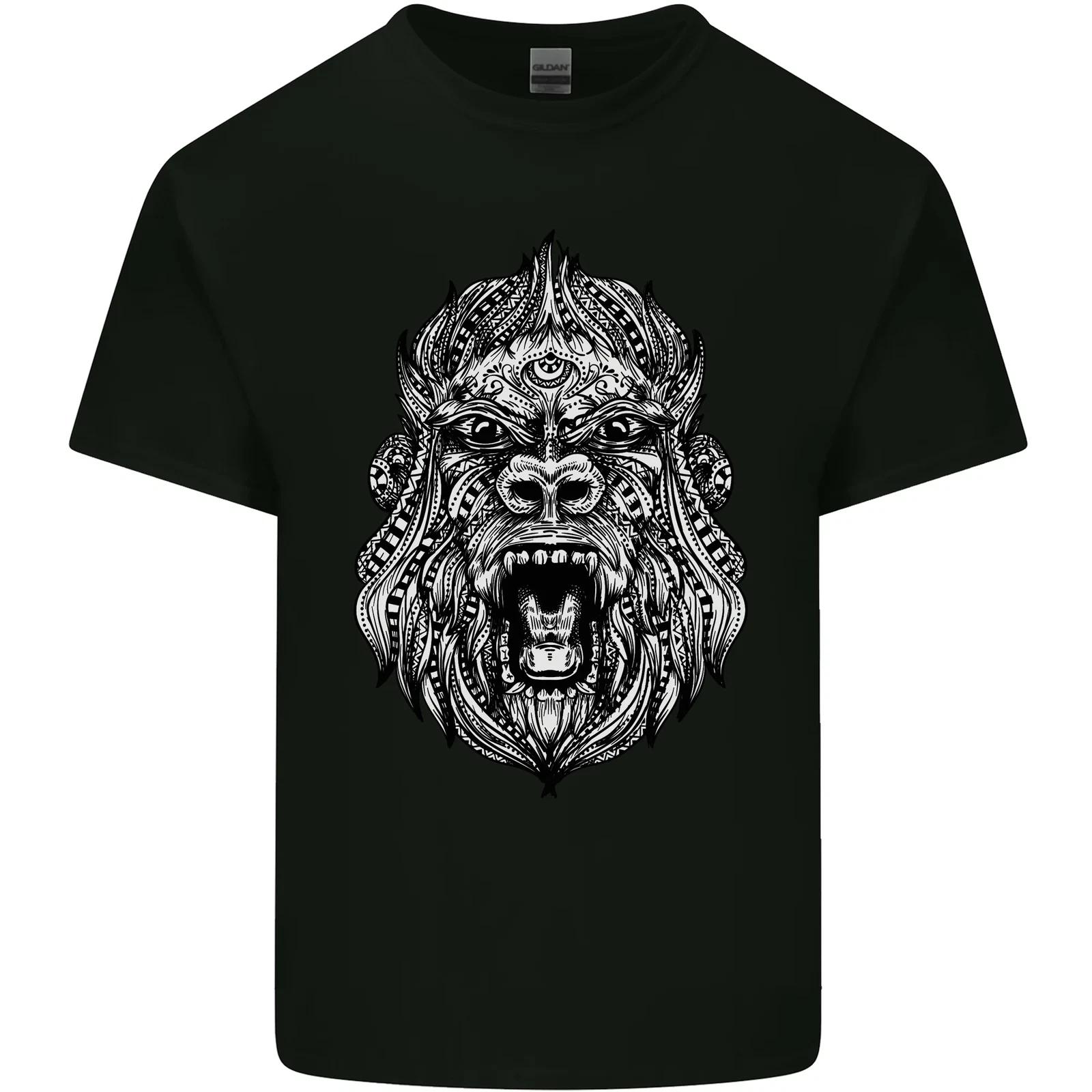 

Ape Mandala Art Kids T-Shirt Childrens M