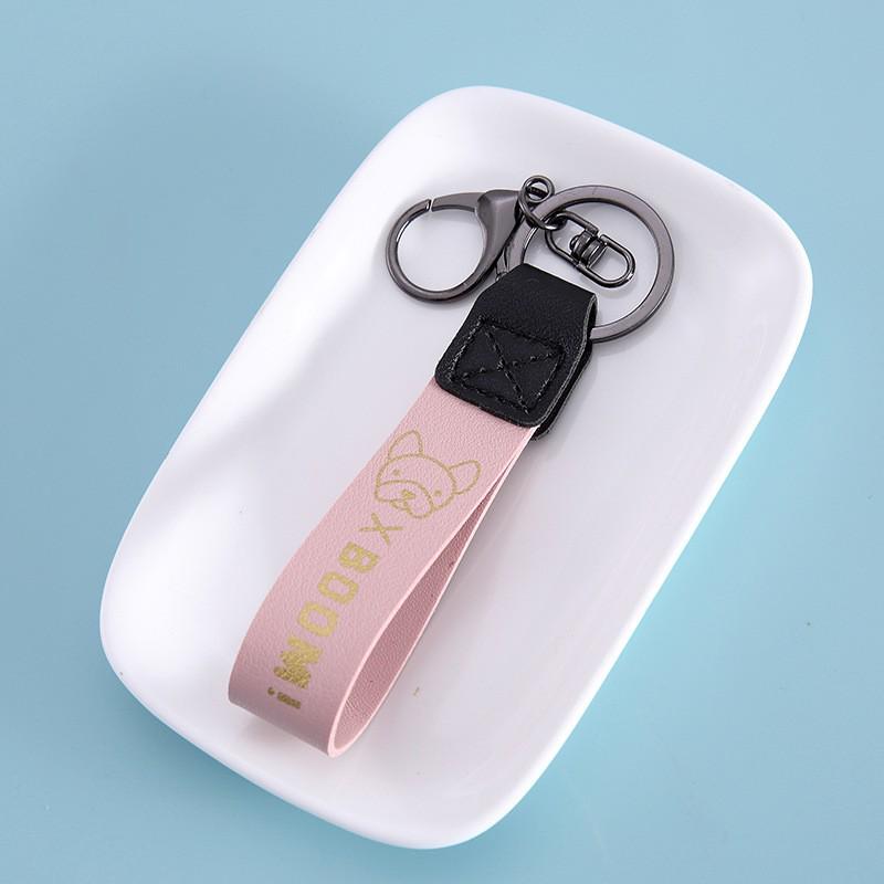 Handmade Woven Rope Keychain Pendant - Leather Keyring for Men and Women Gifts
