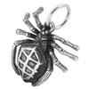 Clip On Charm Pendants Spider Shape Zipper Pendant DIY Jewelry Supplies for Senior