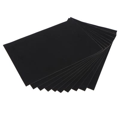 10 Pezzi Patch in Tessuto di Velluto Autoadesivo Flanella per Decorazione Cucito Rivestimento Scatola Gioielli