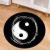 Tai Chi Round Carpet Computer Chair Mat Office Chair Floor Mat Door Mat Foot Mat