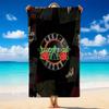 Guns N’ Roses Print Microfiber Beach Towel Sand?Resistant Lightweight Towel For Swimming Outdoor Travel Use
