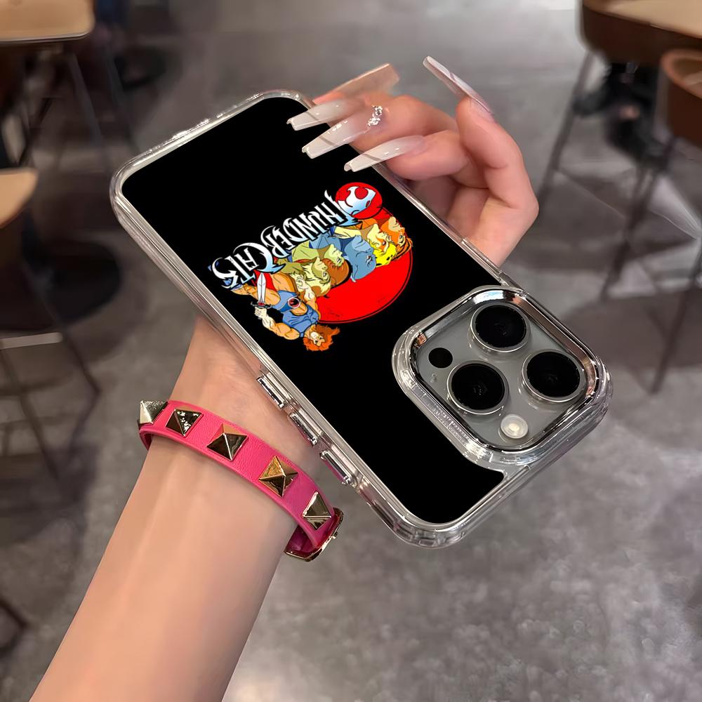 

Classic Cartoon A-ThunderS-cats-S-ES Phone Case For IPhone 17 Air 16 15 14 13 12 11 Pro Pro Max Plus Transparent Soft Cover iPhone17