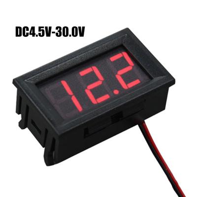 Mini 0,56 Zoll LED Digital DC 4,5V-30V Voltmeter Volt Spannung Panel Meter Tester