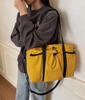 Boston Tote Water Shoulder Storage Yellow [House Yayoi] Handbag, Bag, Bag, Nylon, Bag, Lightweight, Mother's Bag, Outdoor, Repellent, Lightweight,