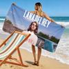 Lana Del Rey Print Beach Towel, Large Soft Quick Dry Towel for Beach Camping Swimming