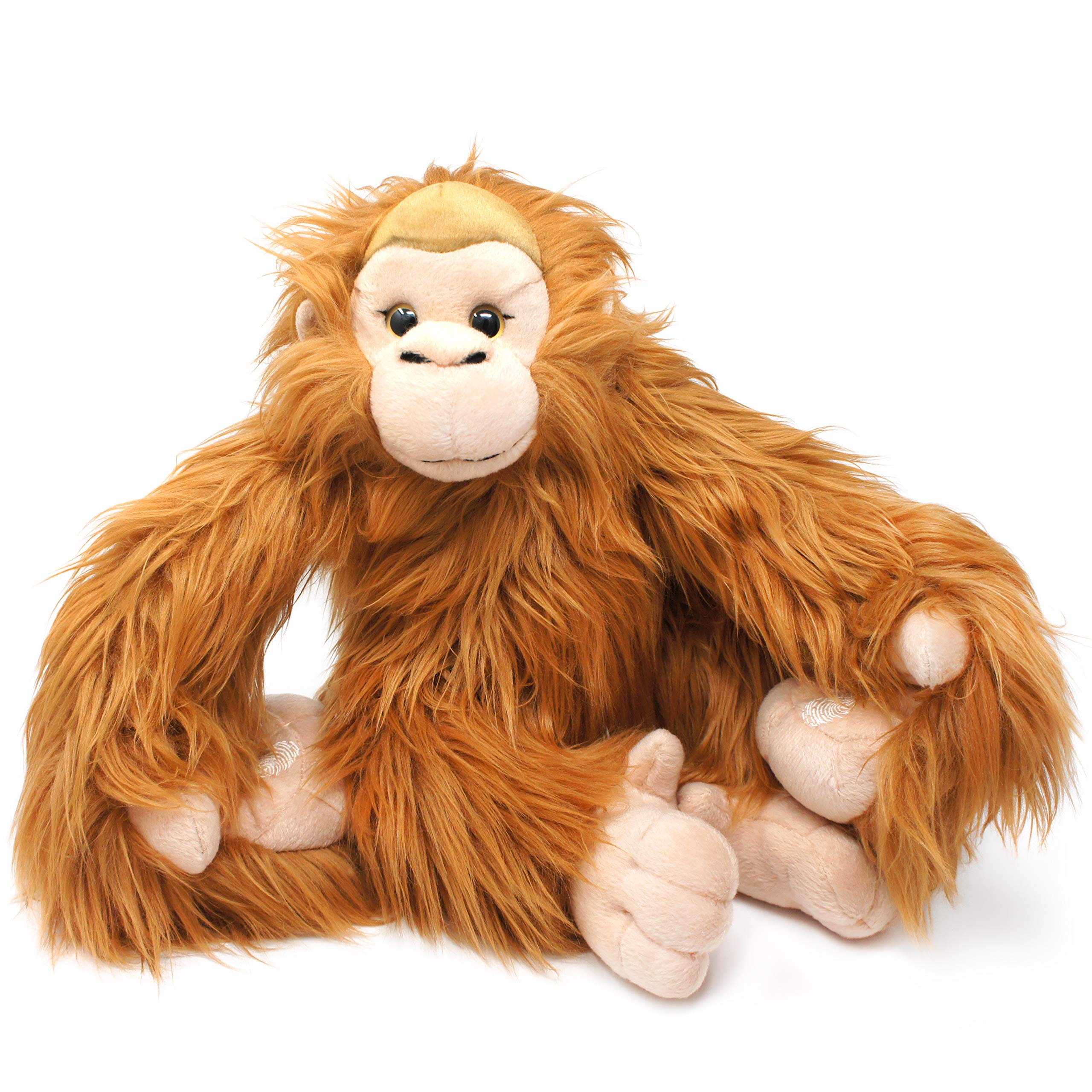 

VIAHART [Tiger Tale Toys] Мягкая игрушка обезьяна-орангутанг реалистичная 19 дюймов (48см) Домашнее животное Большой шимпанзе [Оригинальный японский продукт]