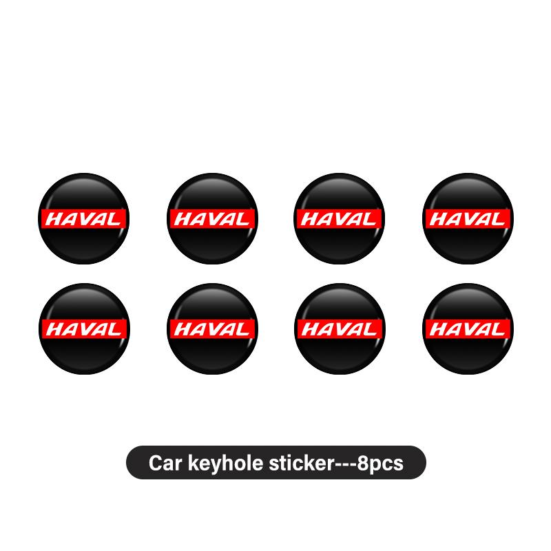 

For Haval Car Lock Keyhole Sticker Car Control Key Logo Decal Key Badge Stickers Great Wall Jolion H1 H2 H3 H4 H5 H6 H7 H9 F5 F7