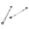 1 Paar 155mm 8mm Spurstange Lenkwelle Stahllegierung Hohe Härte Abriebfest für Go-Kart Drift Trike ATV Quad Mini