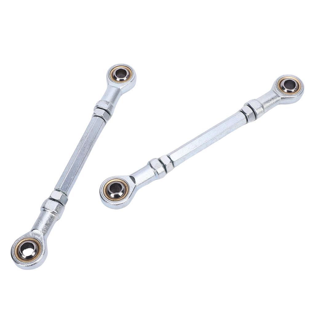 1 Paar 155mm 8mm Spurstange Lenkwelle Stahllegierung Hohe Härte Abriebfest für Go-Kart Drift Trike ATV Quad Mini