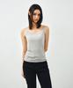 MONGDOL [Set] Sheer Linen Wrap Knit & Sleeveless Grey Mdkt124Gray