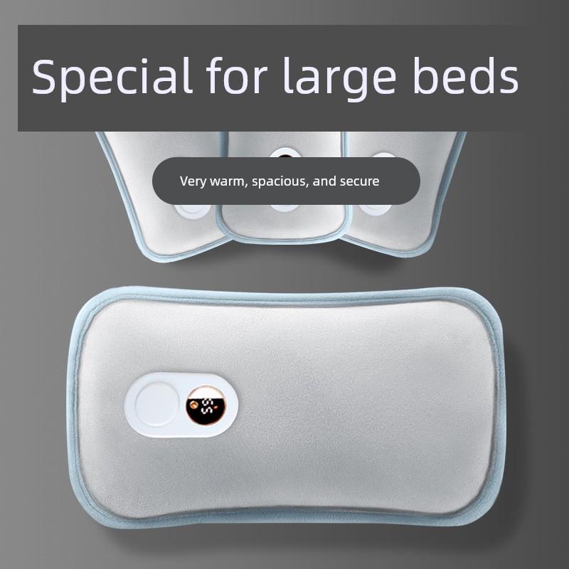 Rechargeable Hot Water Bag Removable and Washable Explosion-Proof Heating Pad for Girls Warm Belly Hand Warmer Plush Cute Cartoon Electric Heater